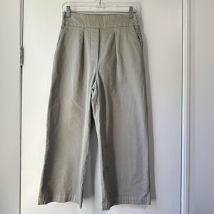 Fabiana Filippi Cotton Blend High Rise Pleated Cropped Pant Women’s Size XS